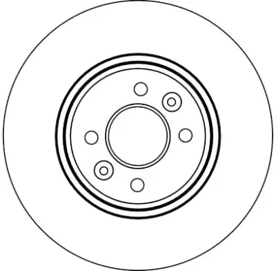 Juego de discos de freno TRW DF4110 TRW DF4110 (Sustituye a DF4255) Envío Internacional